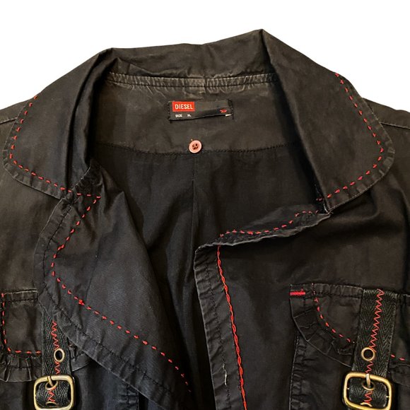 Vintage Diesel Embroidered Jacket - Picture 4 of 5